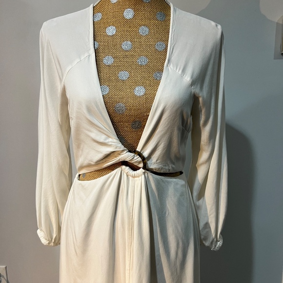 L SPACE COLETTE CREAM DRESS SZ M - Picture 3 of 11